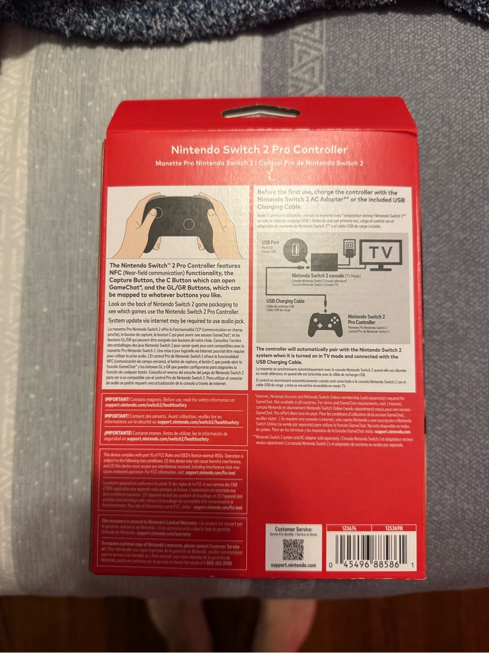 Nintendo Switch 2 Pro Controller - Matte Black - Picture 6 of 6